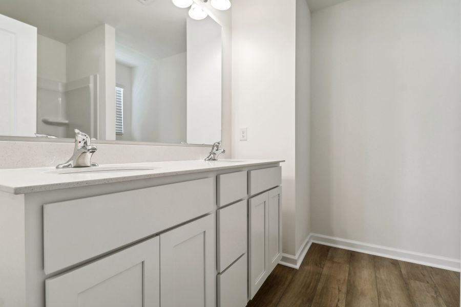 Representative furnished interior of a home built from the Helen by Great Southern Homes in Hazelwood, Boiling Springs (Image 36).