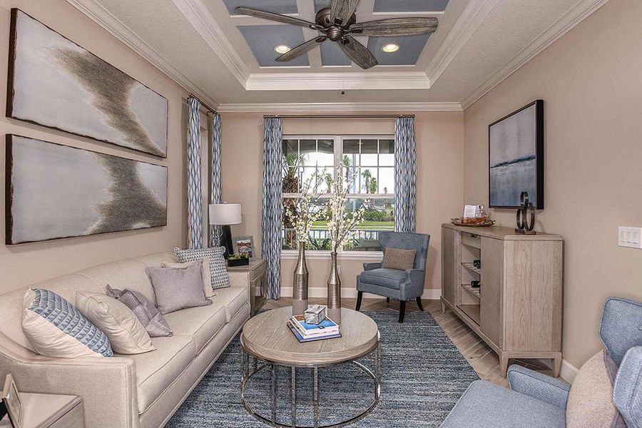 Representative furnished interior of a home built from the Barbados by Taylor Morrison in Tiburon, Nokomis (Image 8).