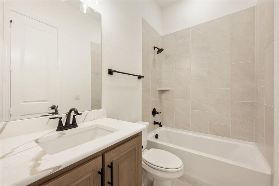 Furnished interior view inside a new home in Timberbrook 3B-4A, Justin (Image 7).