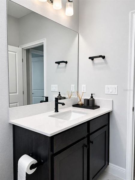 Furnished interior view inside a new home in Havenfield at Crossprairie, St. Cloud (Image 35).