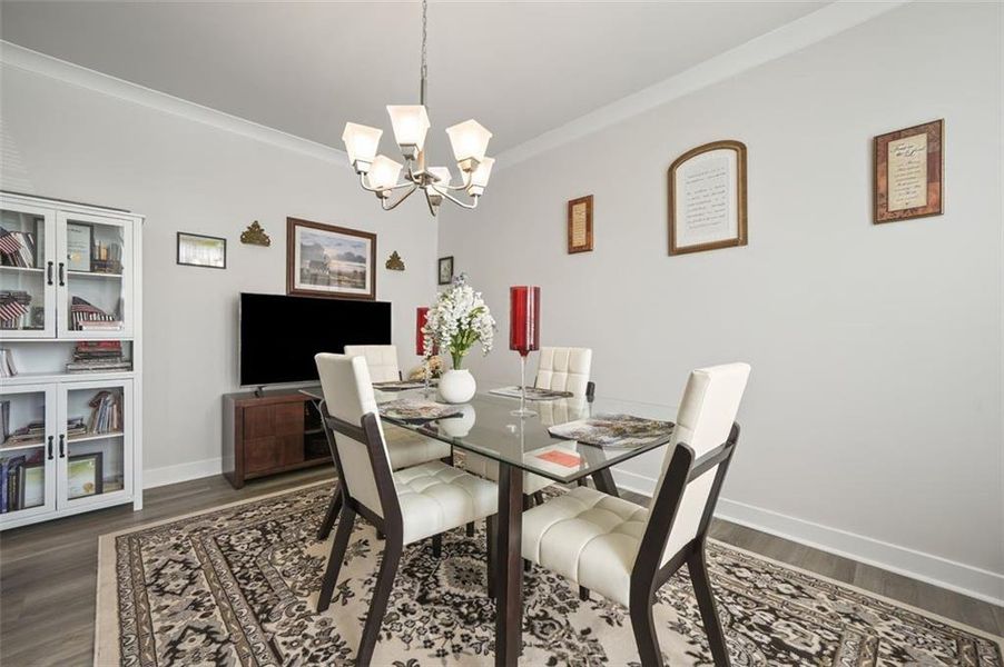 Furnished interior view inside a new home in , Locust Grove (Image 30).