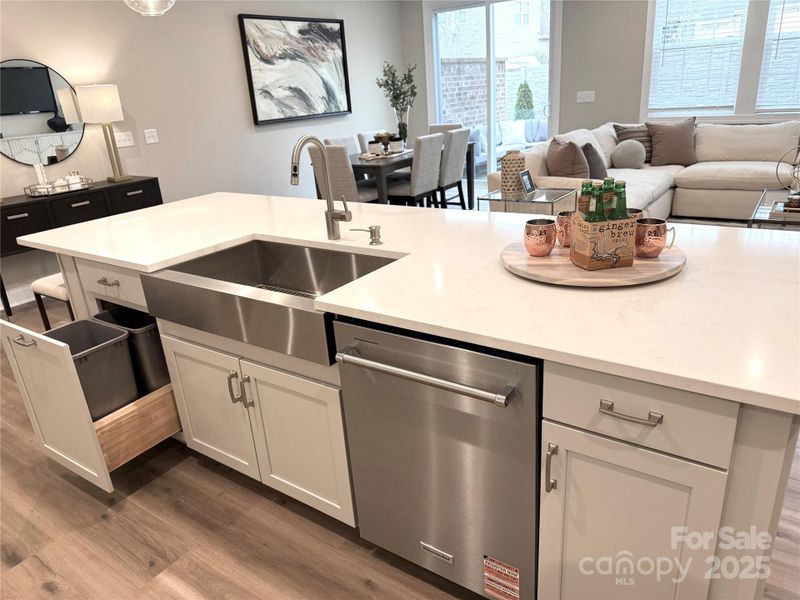 Furnished interior view inside a new home in The Townes at Wade Ardrey, Charlotte (Image 26).