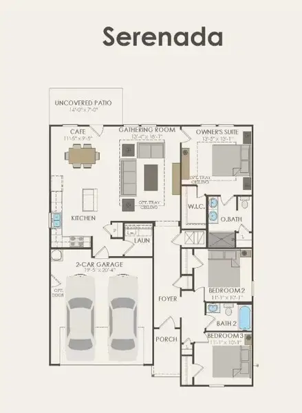 Centex Homes, Serenada/N floor plan Centex Homes, Serenada/N floor plan