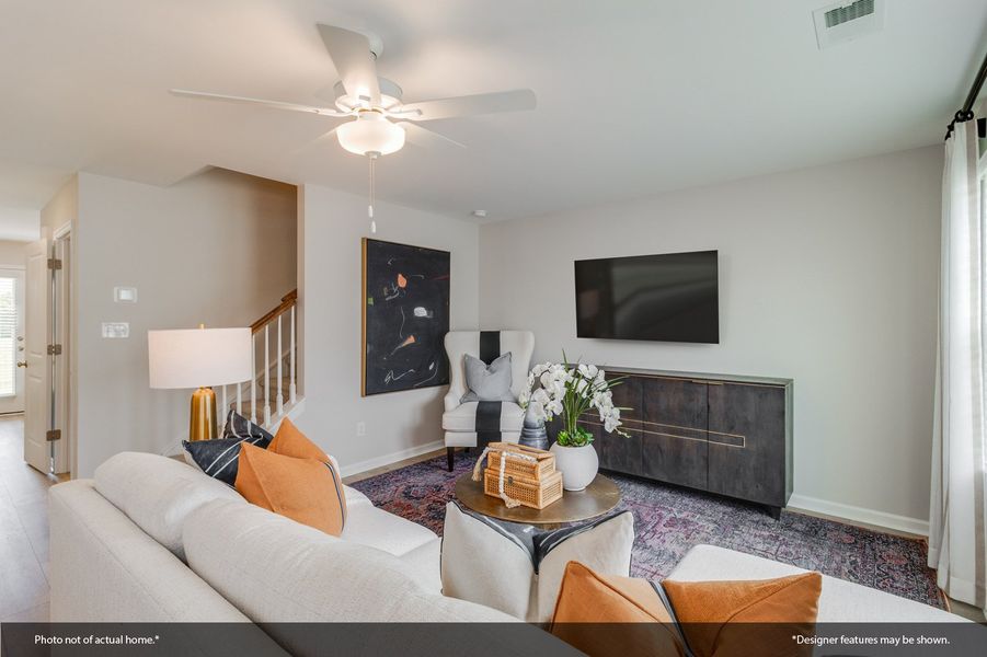 Furnished interior view inside a new home in Astoria, Columbia (Image 4). Furnished interior view inside a new home in Astoria, Columbia (Image 4).