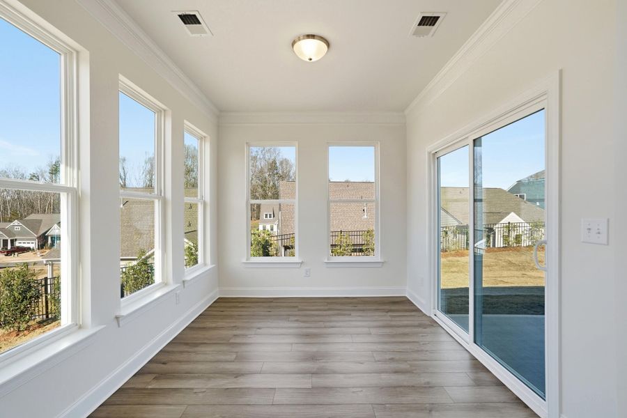 Spacious, unfurnished interior of a new home in Villas at Prestwick, Mooresville (Image 39).
