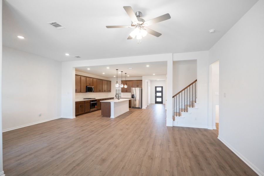 Spacious, unfurnished interior of a new home in Stark Farms, Denton (Image 21). Spacious, unfurnished interior of a new home in Stark Farms, Denton (Image 21).