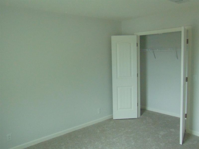 Bedroom three with large closet Bedroom three with large closet