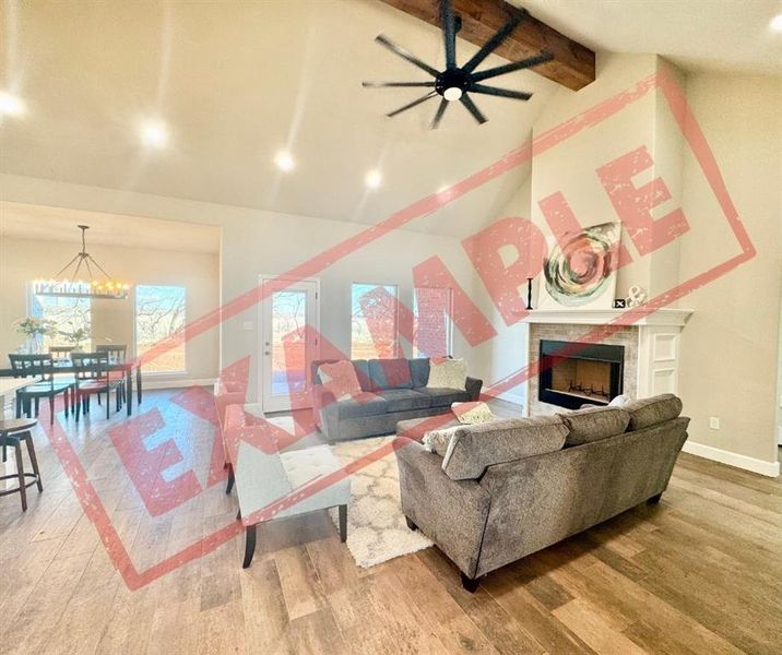 Furnished interior view inside a new home in , Abilene (Image 7). Furnished interior view inside a new home in , Abilene (Image 7).