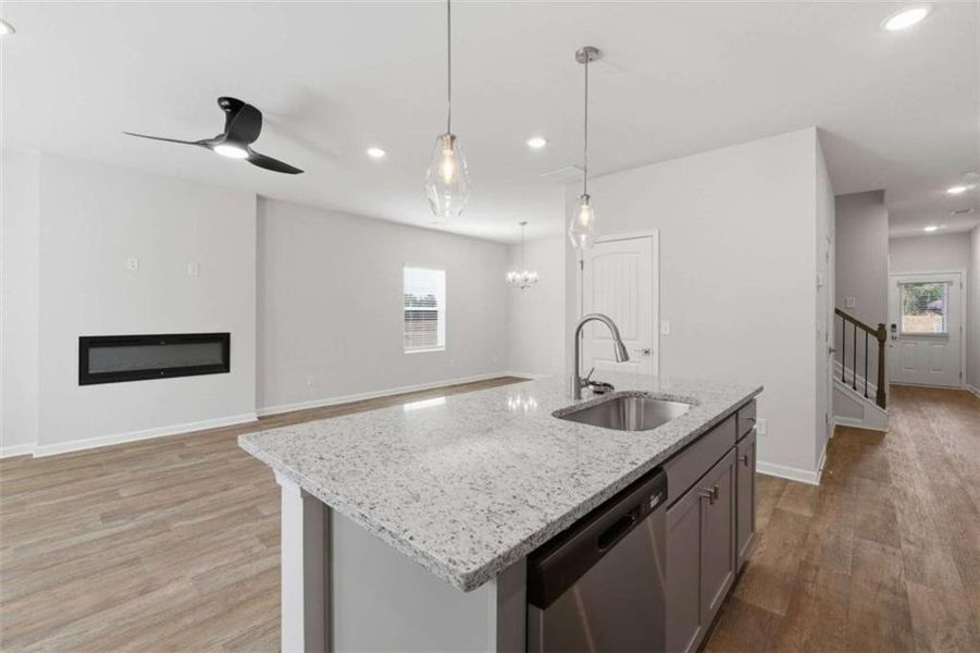 Furnished interior view inside a new home in Parkway James, Snellville (Image 8).