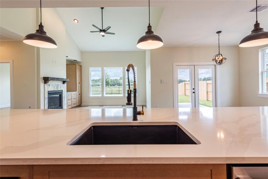 Furnished interior view inside a new home in , Santa Fe (Image 4). Furnished interior view inside a new home in , Santa Fe (Image 4).