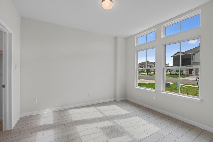 Spacious, unfurnished interior of a new home in Butler Farms, Liberty Hill (Image 25). Spacious, unfurnished interior of a new home in Butler Farms, Liberty Hill (Image 25).