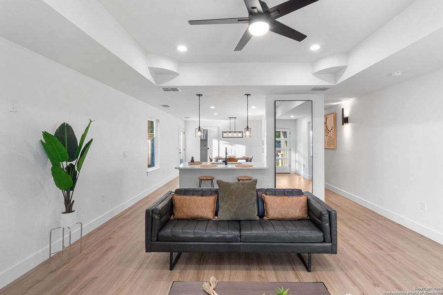 Furnished interior view inside a new home in , San Antonio (Image 11). Furnished interior view inside a new home in , San Antonio (Image 11).