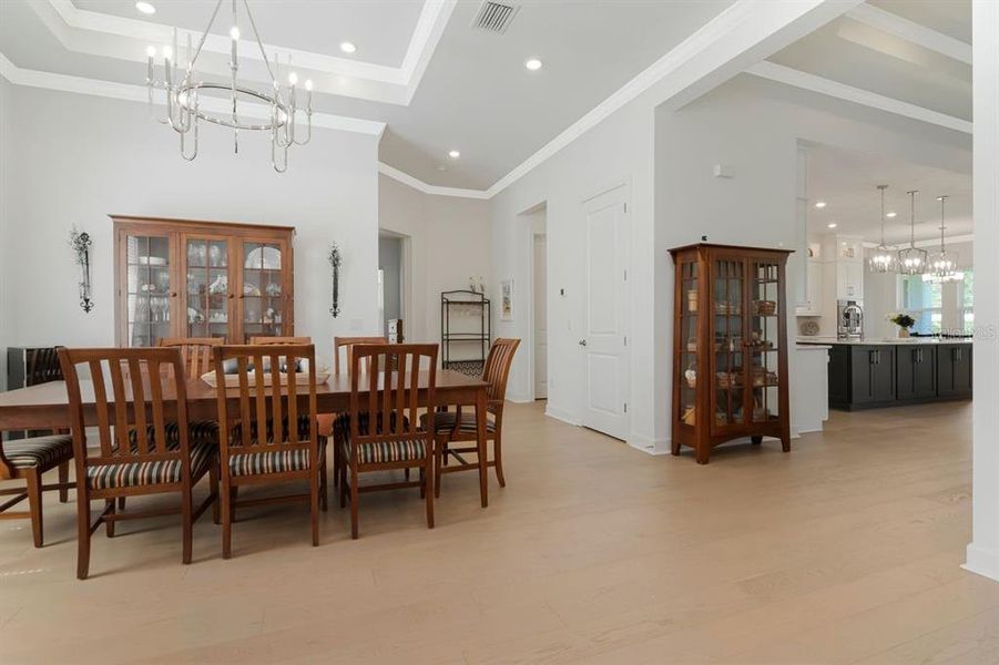 Furnished interior view inside a new home in River's Edge, Wesley Chapel (Image 14).