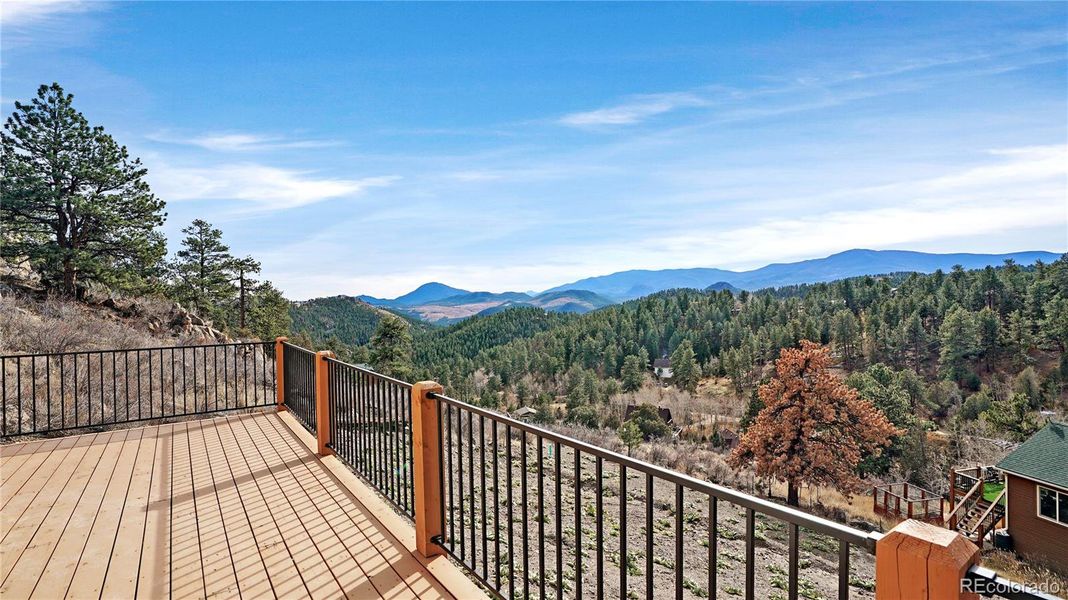 Exterior details and patio area of a home in , Bailey (Image 1).