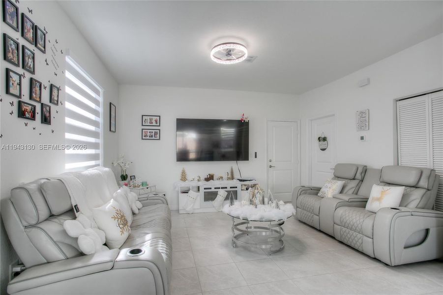 Furnished interior view inside a new home in , Miami (Image 11). Furnished interior view inside a new home in , Miami (Image 11).