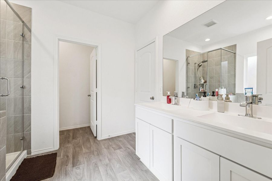Furnished interior view inside a new home in Enclave at Dobbin, Magnolia (Image 4).