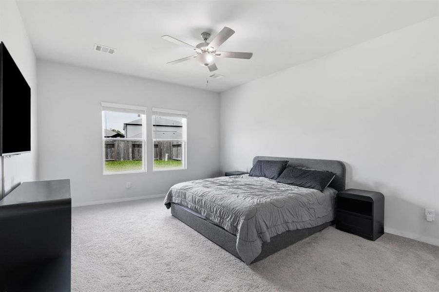Furnished interior view inside a new home in Paloma at Sanford Farms, Waller (Image 18). Furnished interior view inside a new home in Paloma at Sanford Farms, Waller (Image 18).