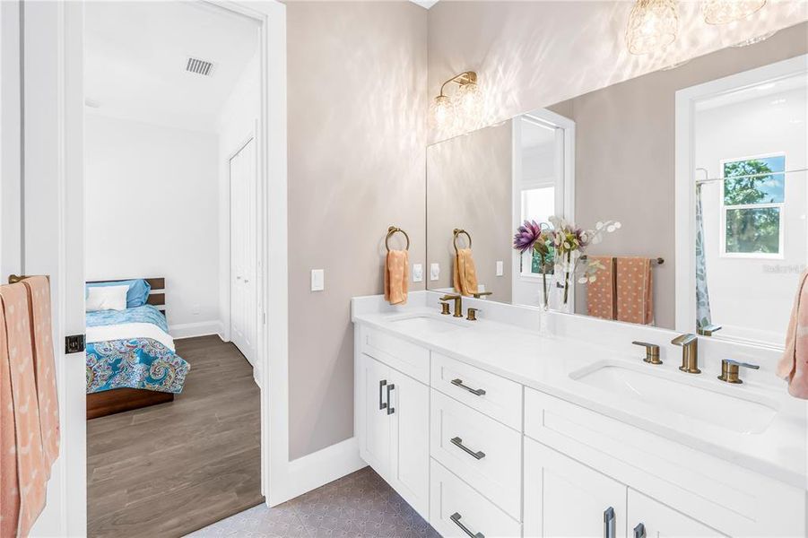 Furnished interior view inside a new home in , St. Petersburg (Image 11).