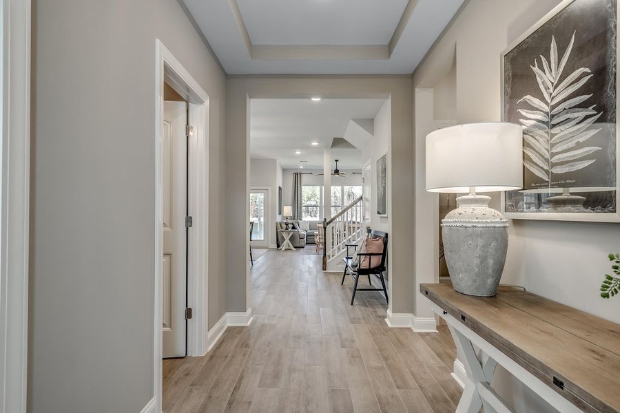 Furnished interior view inside a new home in The Oaks, Goose Creek (Image 8).