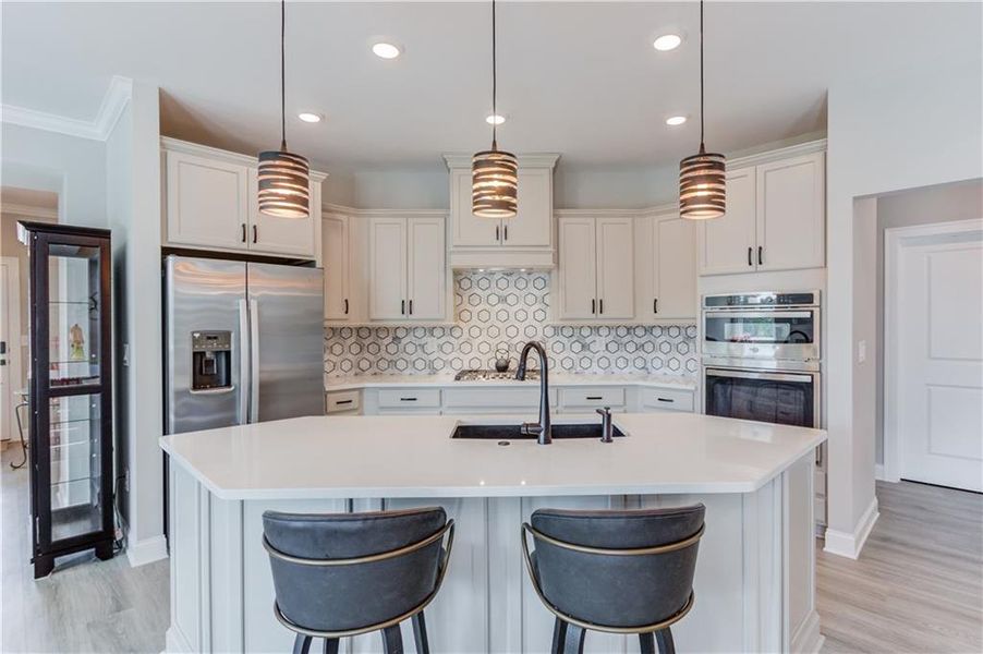 Furnished interior view inside a new home in , Dacula (Image 4).