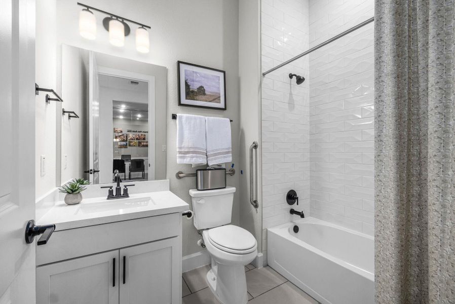 Furnished interior view inside a new home in Heritage, Dripping Springs (Image 3). Furnished interior view inside a new home in Heritage, Dripping Springs (Image 3).