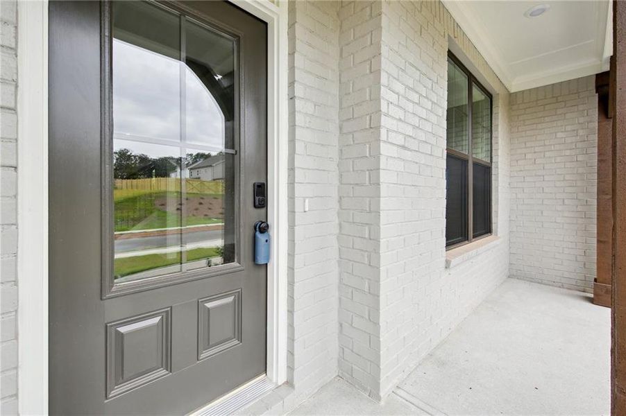 Exterior details and patio area of a home in Fowler Farms, Auburn (Image 24).