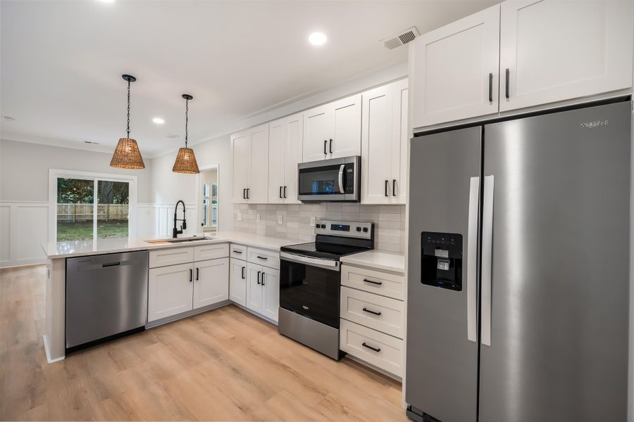 Furnished interior view inside a new home in , North Charleston (Image 9). Furnished interior view inside a new home in , North Charleston (Image 9).