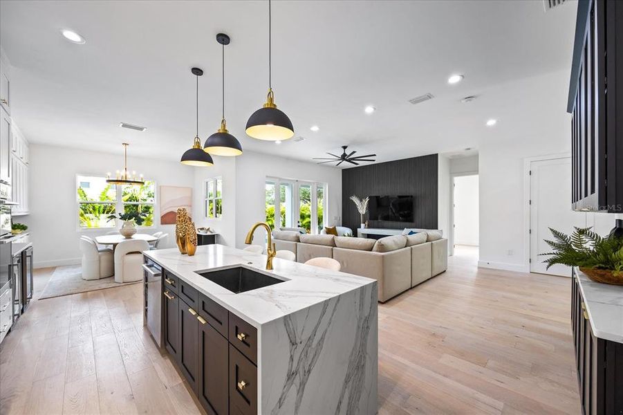 Furnished interior view inside a new home in , Tampa (Image 42).