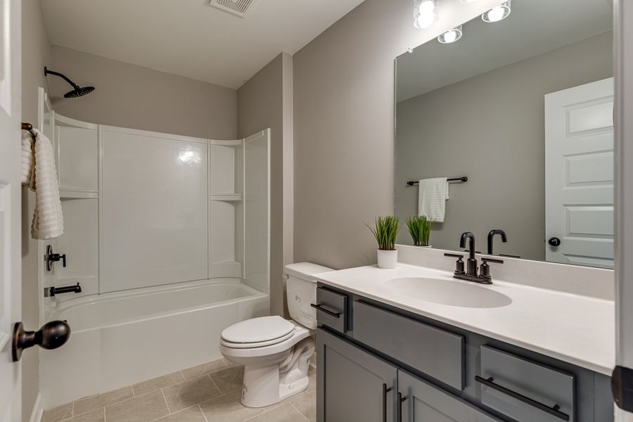 Representative furnished interior of a home built from the Gayle by Parkside Builders in The Parks of Mill Town, Chattanooga (Image 25).