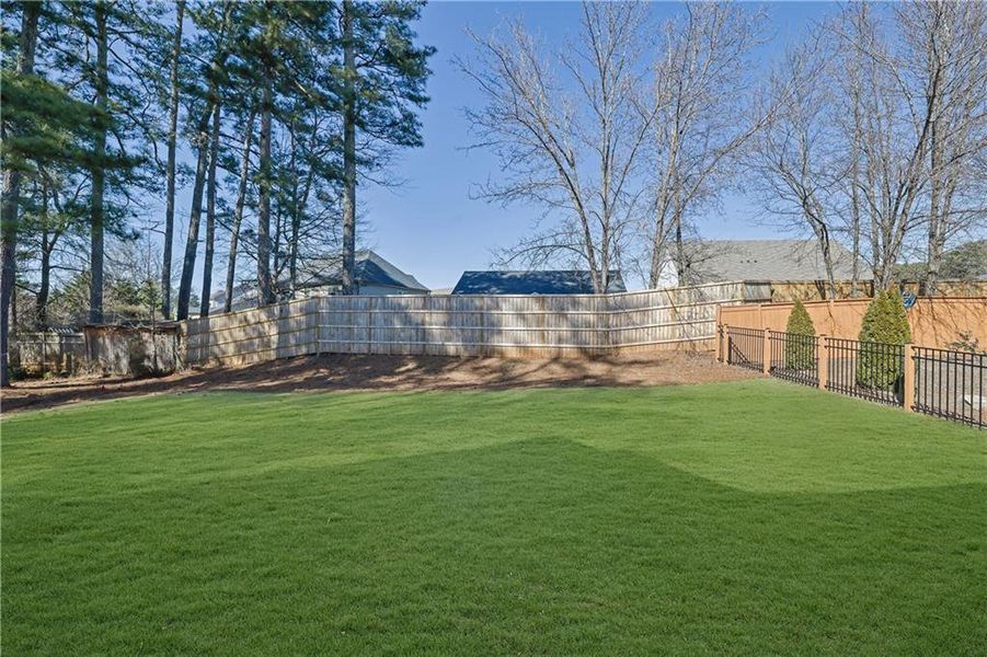 Exterior details and patio area of a home in , Canton (Image 27).