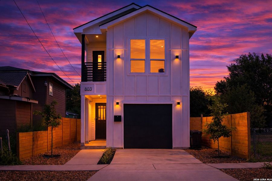 Front exterior of a new home in , San Antonio, TX, highlighting curb appeal (Image 30).