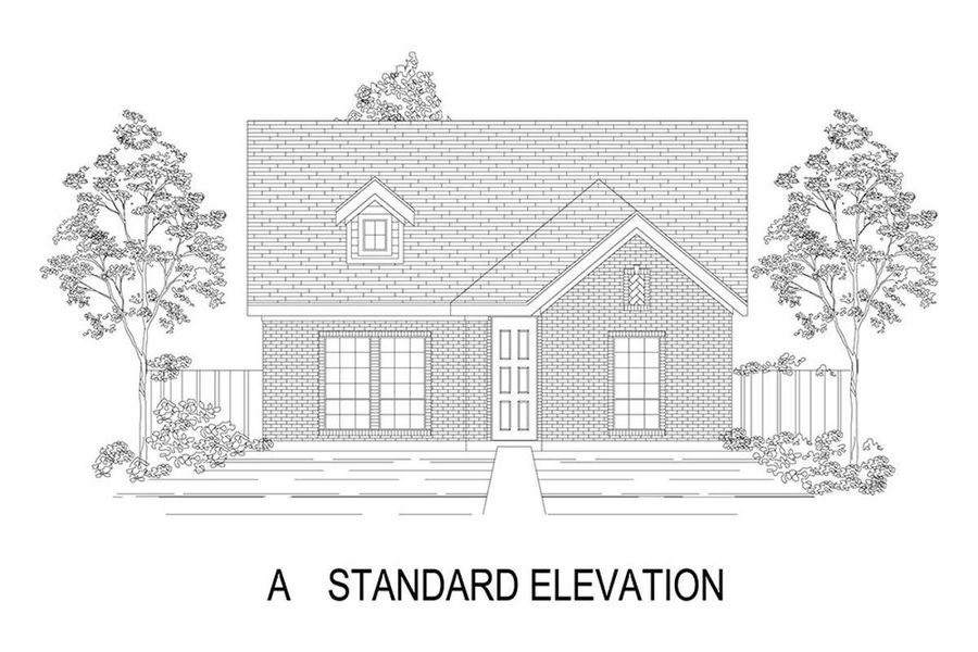 Representative rendering of the exterior for the Canyon R by First Texas Homes (Image 2). Representative rendering of the exterior for the Canyon R by First Texas Homes (Image 2).