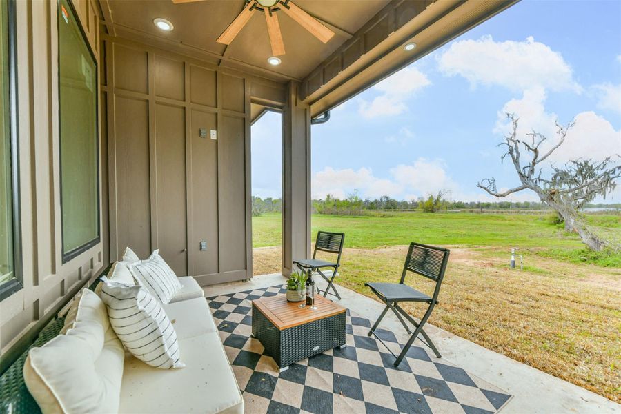 Exterior details and patio area of a home in , Angleton (Image 3). Exterior details and patio area of a home in , Angleton (Image 3).