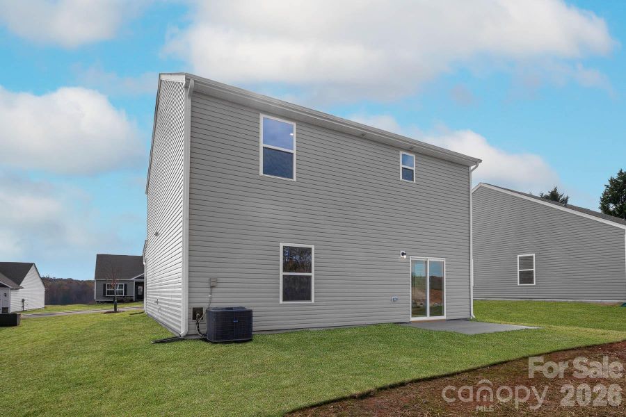 Exterior details and patio area of a home in Sycamore Court, Winston-Salem (Image 3).