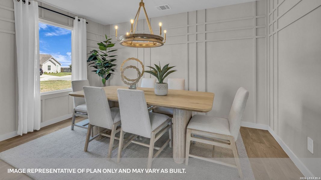 Furnished interior view inside a new home in Swenson Heights, Seguin (Image 18).