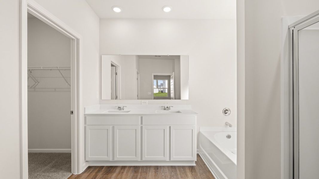 Furnished interior view inside a new home in The Preserve at Agricultural Village, Perry (Image 7).