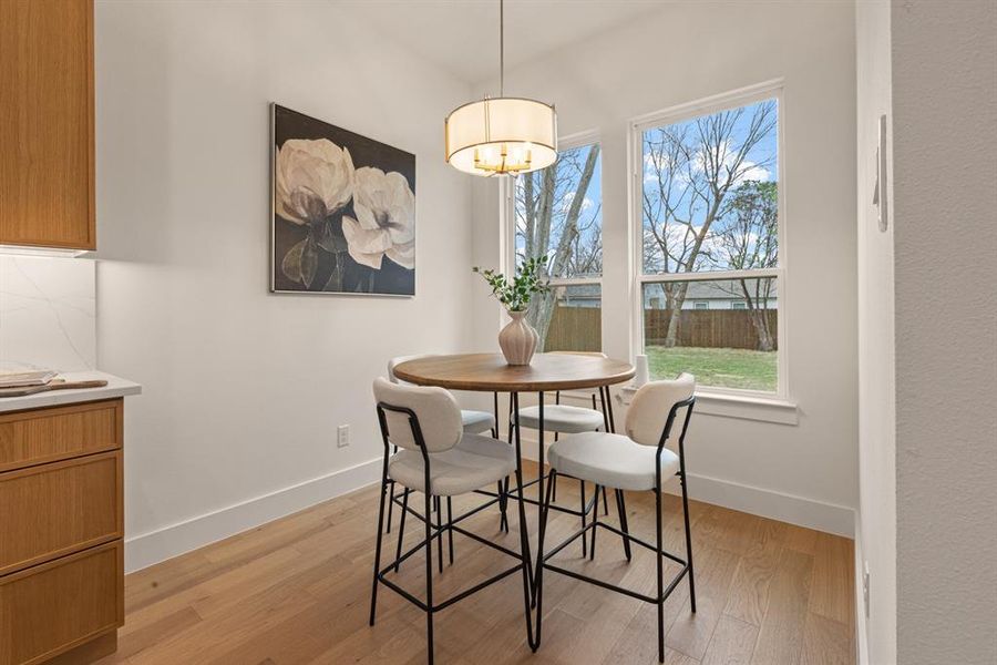 Furnished interior view inside a new home in , Dallas (Image 13).