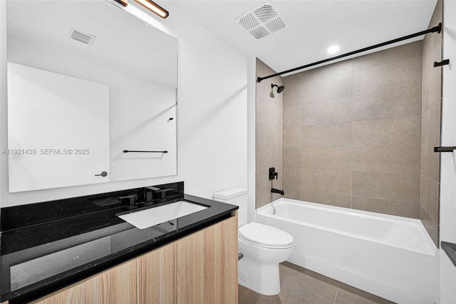 Furnished interior view inside a new home in , Miami (Image 34).