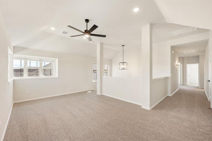 Spacious, unfurnished interior of a new home in Waterscape Classic 60s, Royse City (Image 27). Spacious, unfurnished interior of a new home in Waterscape Classic 60s, Royse City (Image 27).