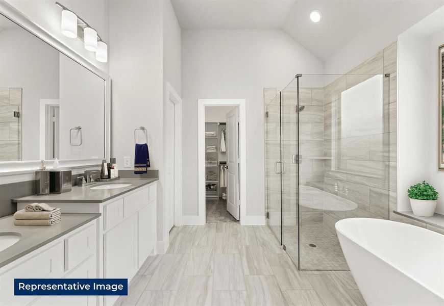 Furnished interior view inside a new home in Marine Creek Ranch, Fort Worth (Image 6).