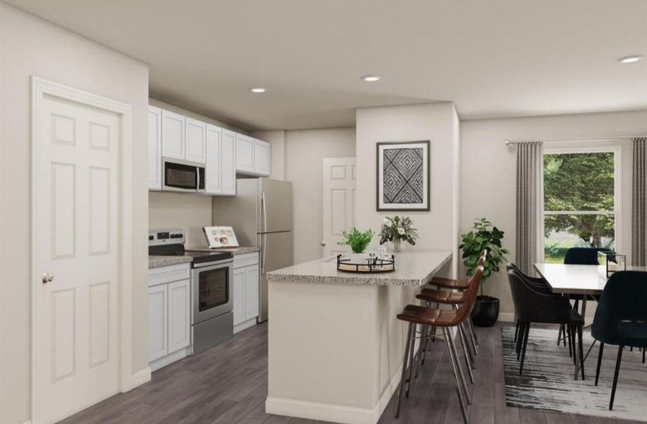 Furnished interior view inside a new home in Shirey Forest - Branches, Lufkin (Image 6).