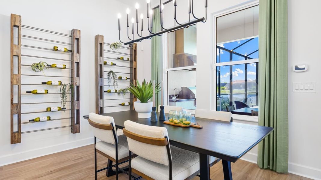 Representative furnished interior of a home built from the Marino by Taylor Morrison in Esplanade by the Islands, Naples (Image 9).