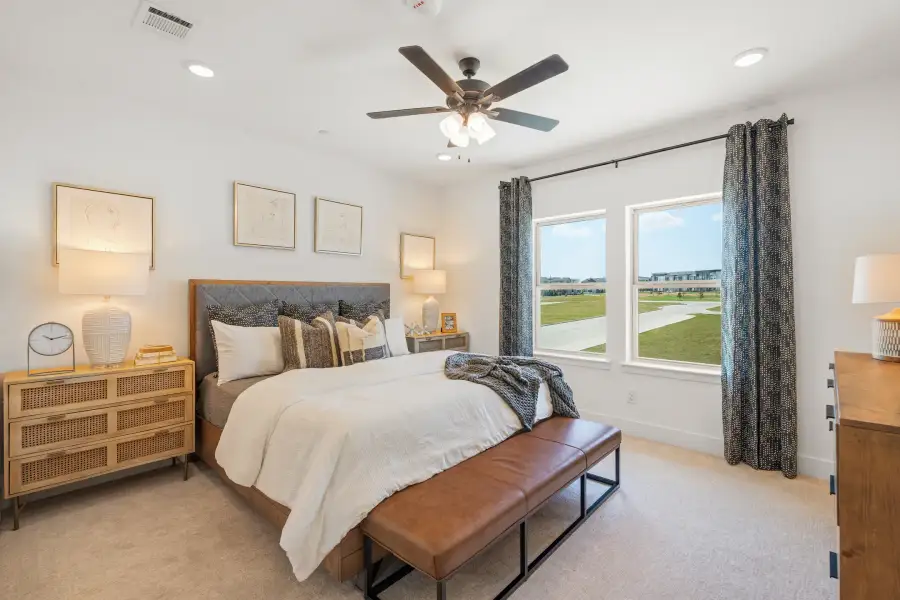 Furnished interior view inside a new home in Waterbend, Euless (Image 6).