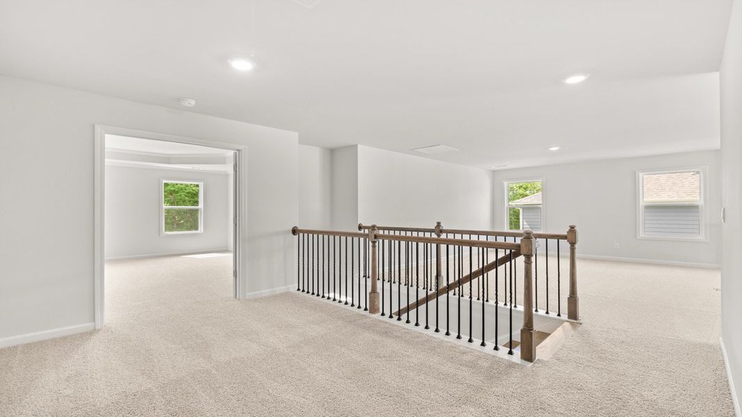 Representative unfurnished interior of a home built from the GRAYSON by D.R. Horton in Butner Estates, South Fulton (Image 31).