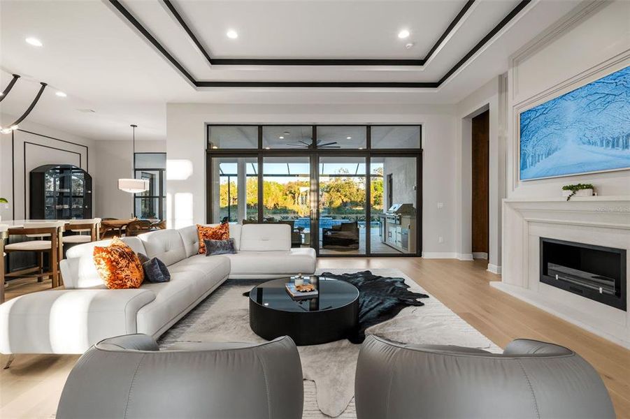 Furnished interior view inside a new home in , Sarasota (Image 13).