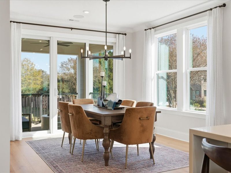Representative furnished interior of a home built from the Aster by Tri Pointe Homes in Ross Farms, Charlotte (Image 18).