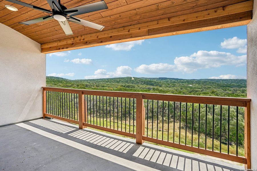 Exterior details and patio area of a home in Verandas at the Rim, San Antonio (Image 4). Exterior details and patio area of a home in Verandas at the Rim, San Antonio (Image 4).