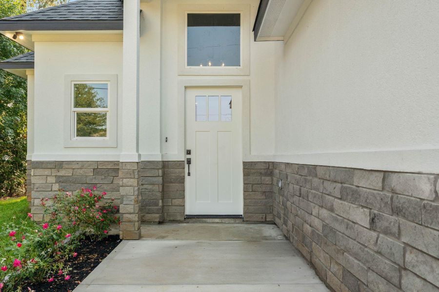 Exterior details and patio area of a home in , Willis (Image 3). Exterior details and patio area of a home in , Willis (Image 3).