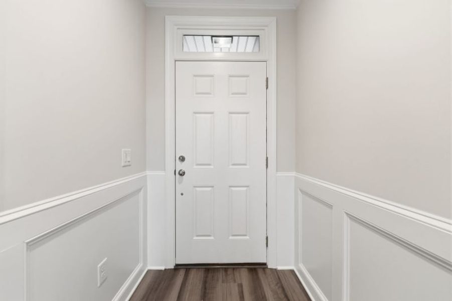 Representative unfurnished interior of a home built from the Essex by Keystone Homes NC in Weybridge, Burlington (Image 26).