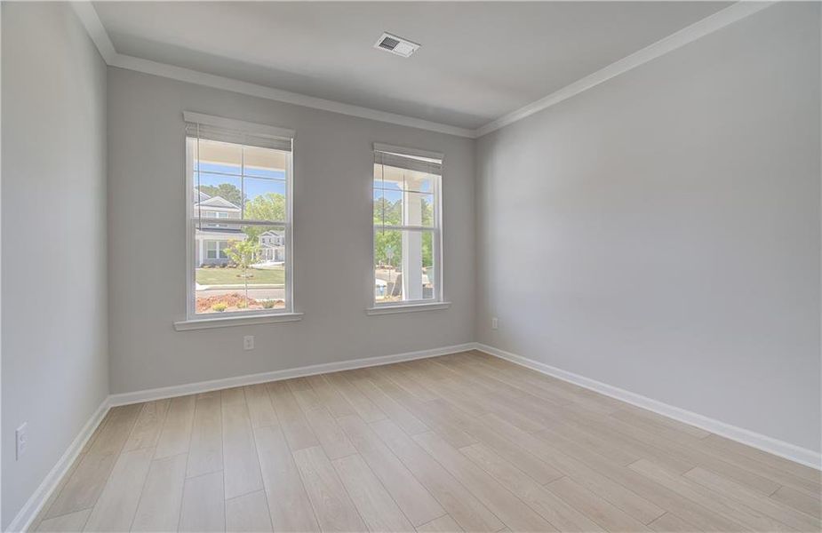 Spacious, unfurnished interior of a new home in Bowers Farm, McDonough (Image 29). Spacious, unfurnished interior of a new home in Bowers Farm, McDonough (Image 29).